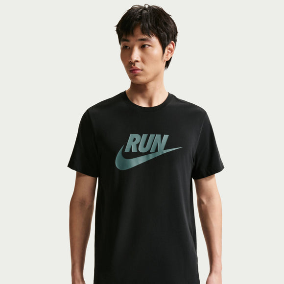 NIKE AS M NK DF TEE RUN SWOOSH IH4239-014 T-SHIRT SHORT SLEEVE (M)