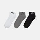 NIKE U NK EVERYDAY CUSH LOW 3PR 132 SX7670-964 SOCKS ANKLE TRAINING (M)-2