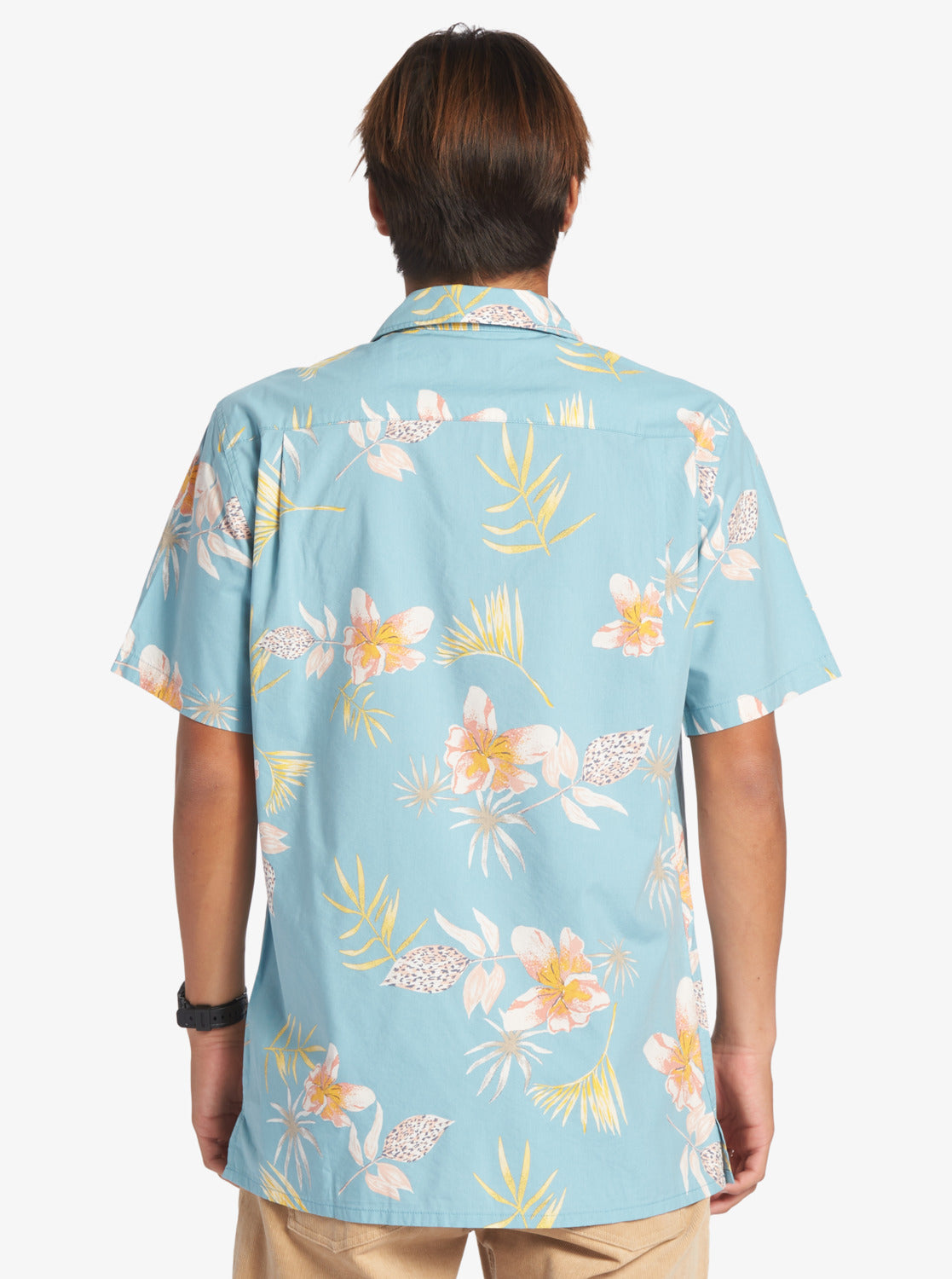 QUIKSILVER TROPICAL FLORAL AQYWT03297-BJG9 SHIRT SHORT SLEEVE (M)