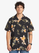 QUIKSILVER TROPICAL FLORAL AQYWT03297-KVJ9 SHIRT SHORT SLEEVE (M)-1