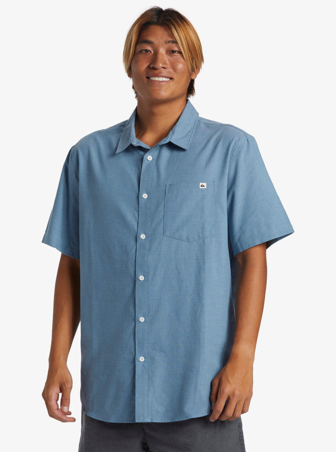 QUIKSILVER SHORELINE SS AQYWT03311-BKQ0 SHIRT SHORT SLEEVE (M)