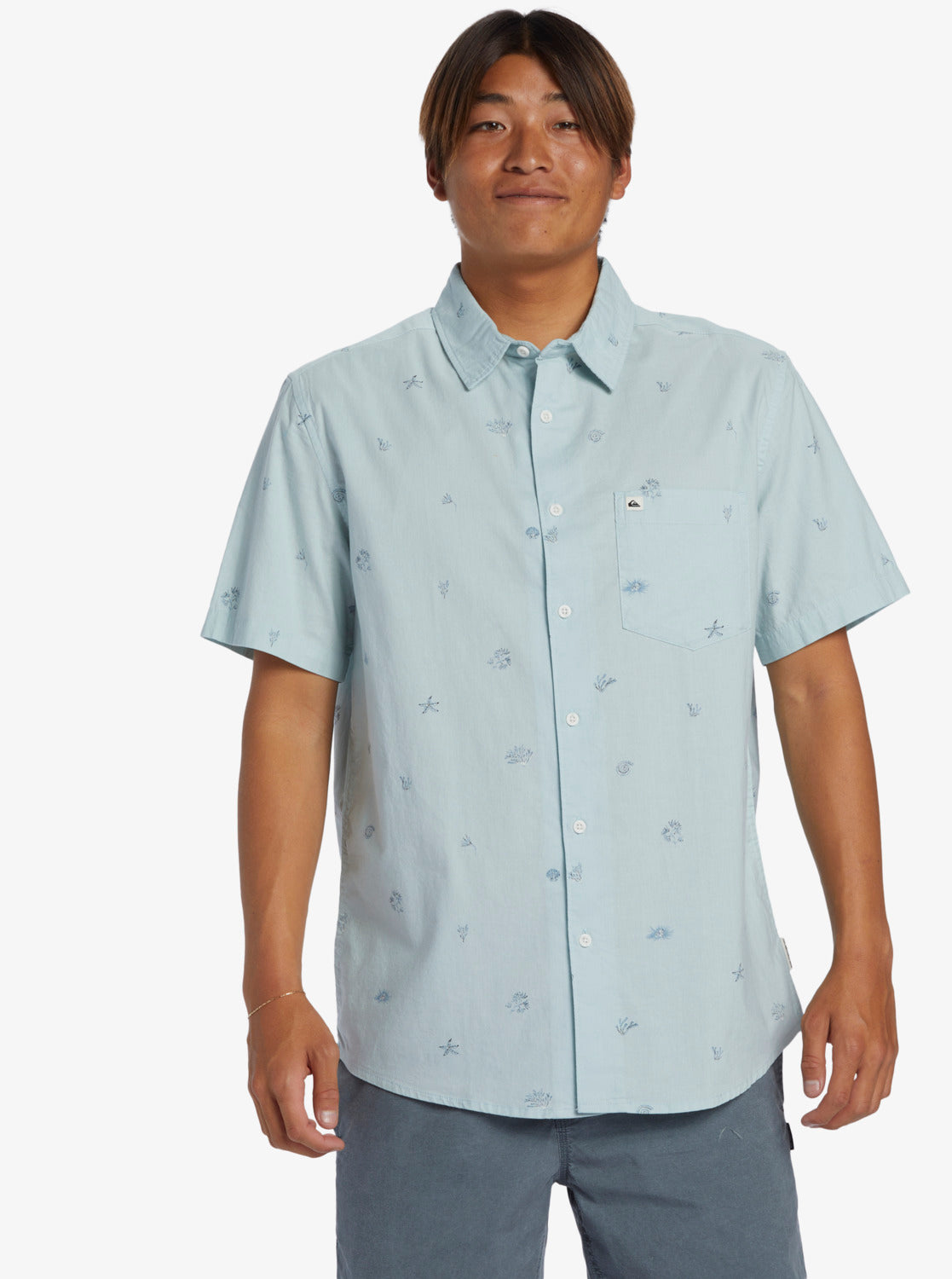 QUIKSILVER APERO CLASSIC SS  AQYWT03312-BFE7 SHIRT SHORT SLEEVE (M)