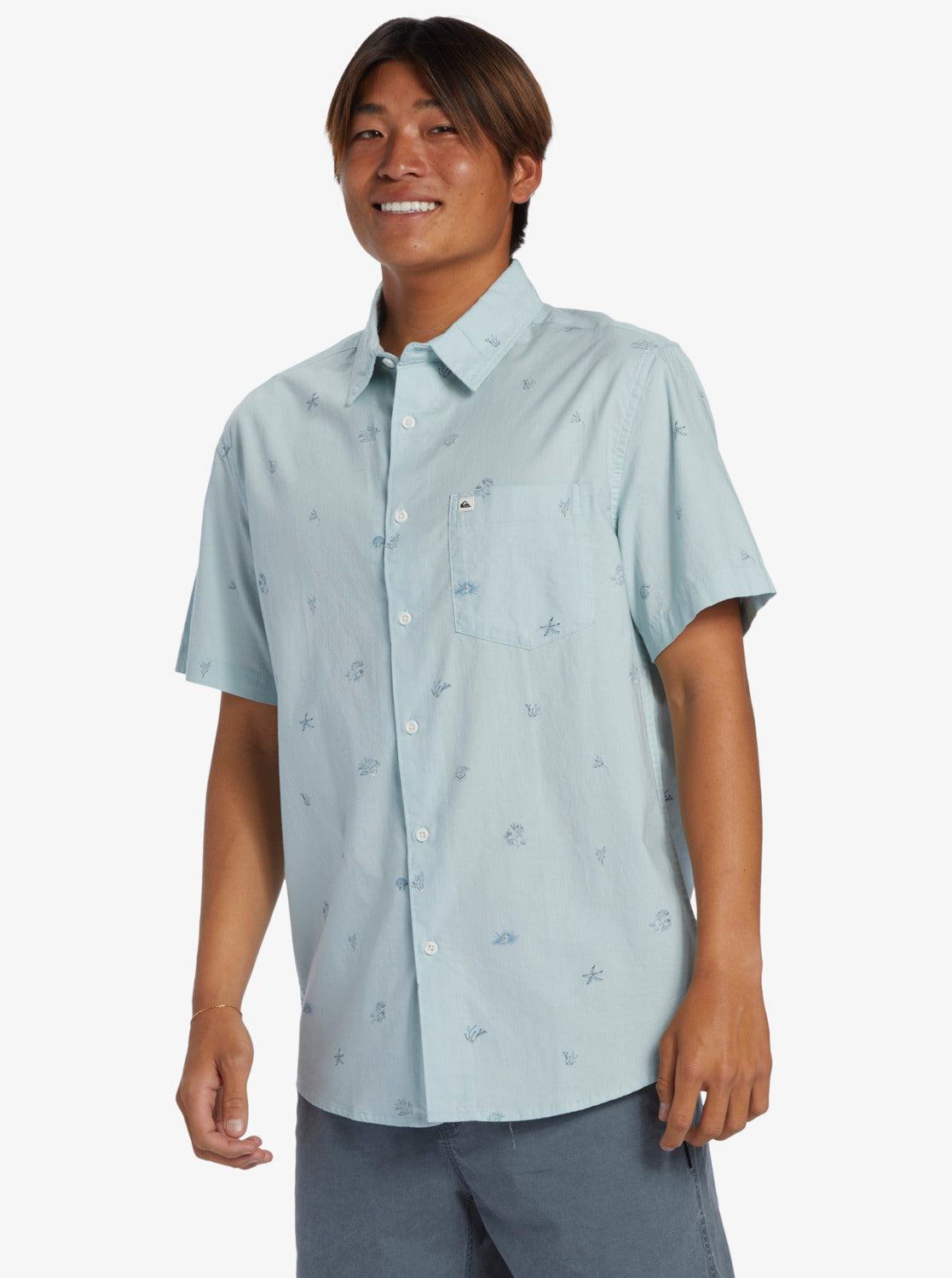 QUIKSILVER APERO CLASSIC SS  AQYWT03312-BFE7 SHIRT SHORT SLEEVE (M)