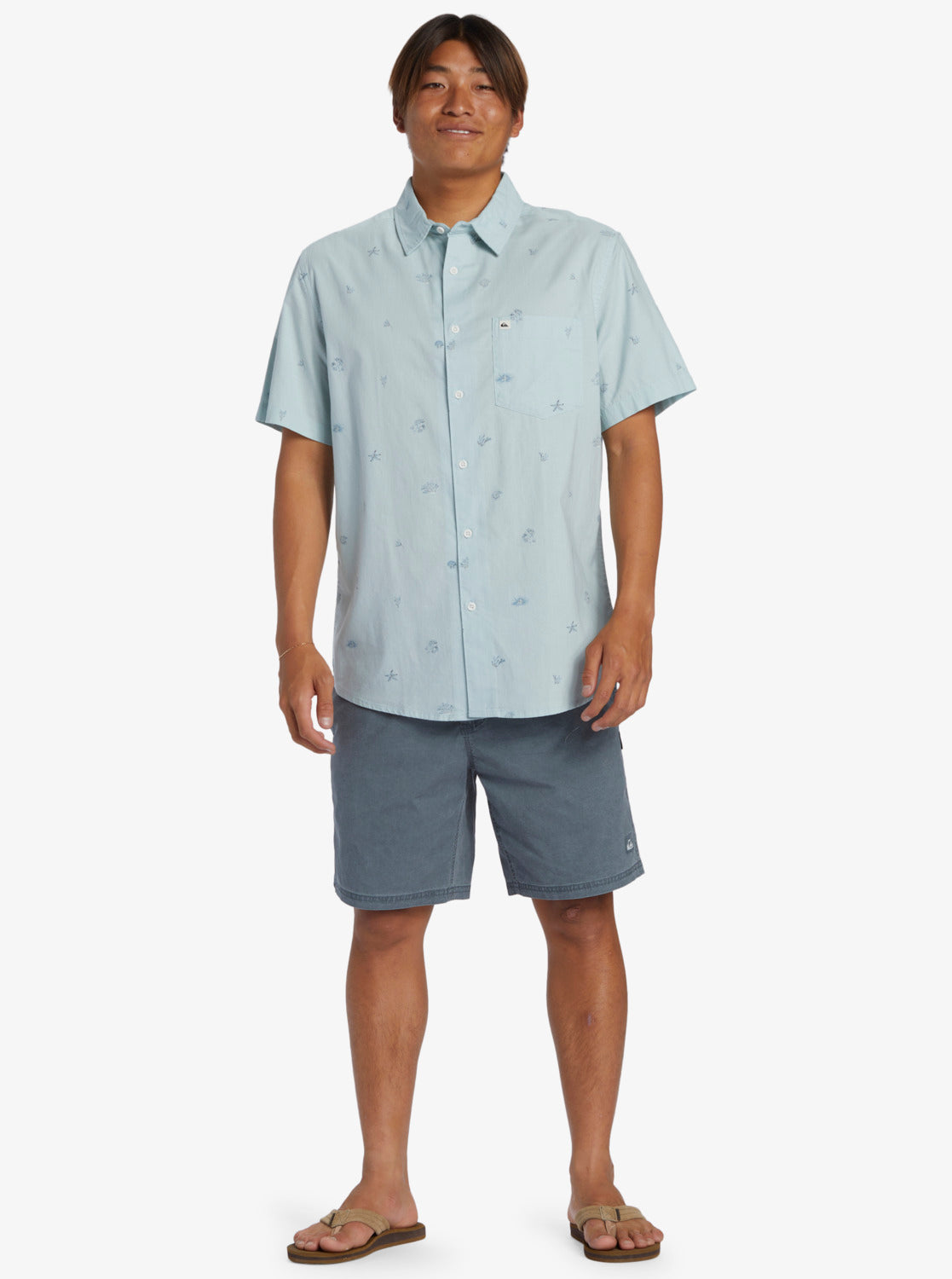 QUIKSILVER APERO CLASSIC SS  AQYWT03312-BFE7 SHIRT SHORT SLEEVE (M)