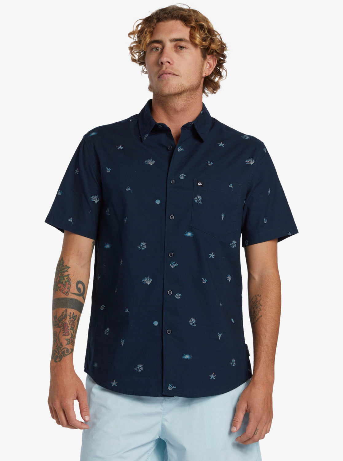 QUIKSILVER APERO CLASSIC SS  AQYWT03312-KTP7 SHIRT SHORT SLEEVE (M)