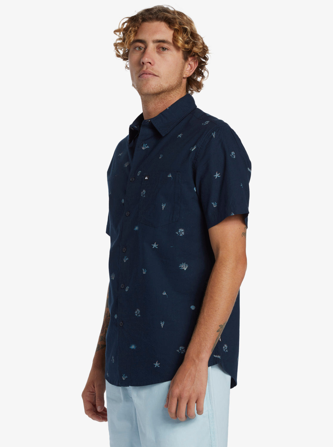 QUIKSILVER APERO CLASSIC SS  AQYWT03312-KTP7 SHIRT SHORT SLEEVE (M)