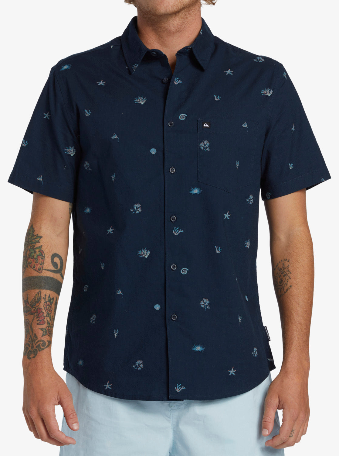 QUIKSILVER APERO CLASSIC SS  AQYWT03312-KTP7 SHIRT SHORT SLEEVE (M)