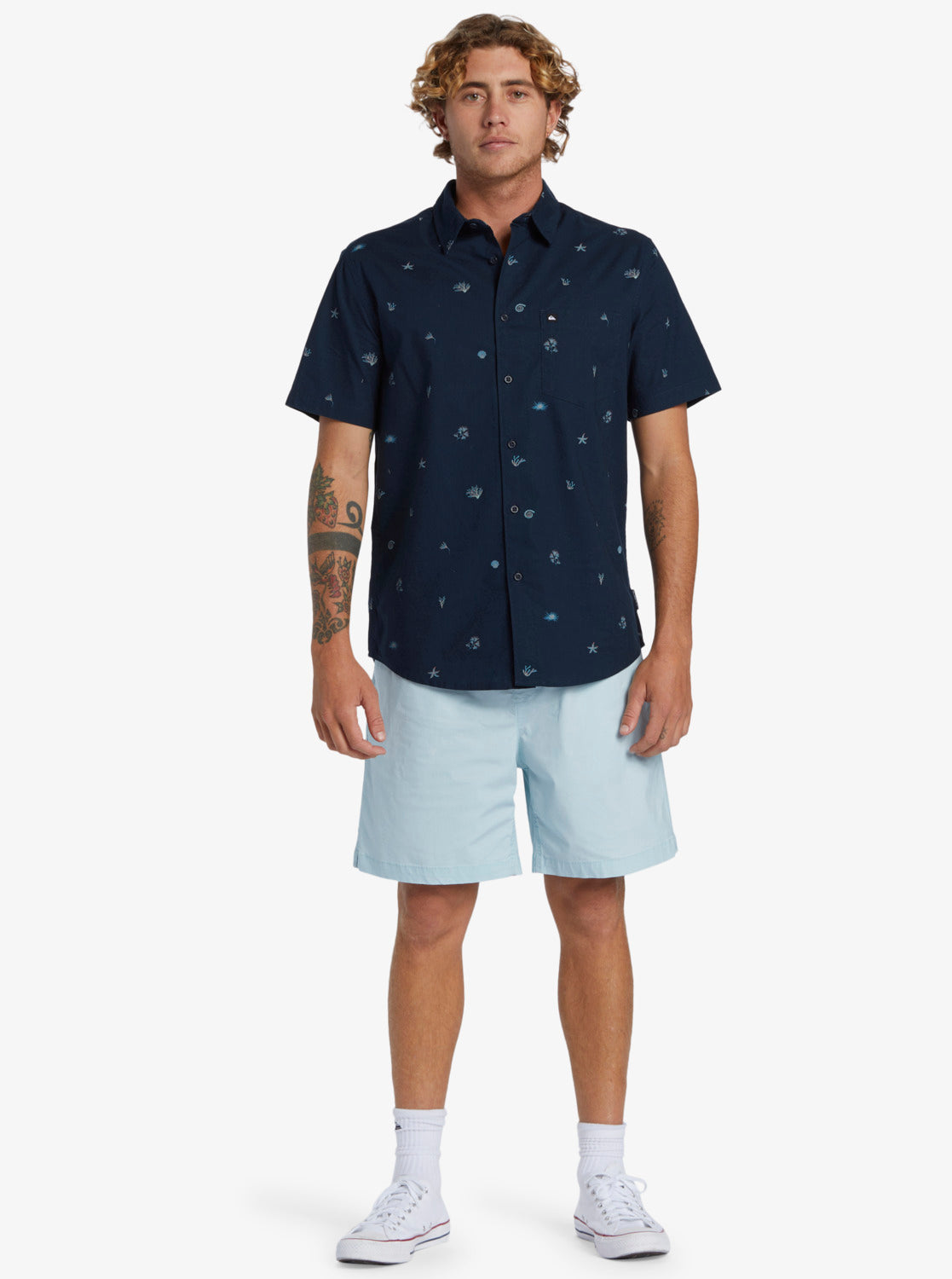 QUIKSILVER APERO CLASSIC SS  AQYWT03312-KTP7 SHIRT SHORT SLEEVE (M)