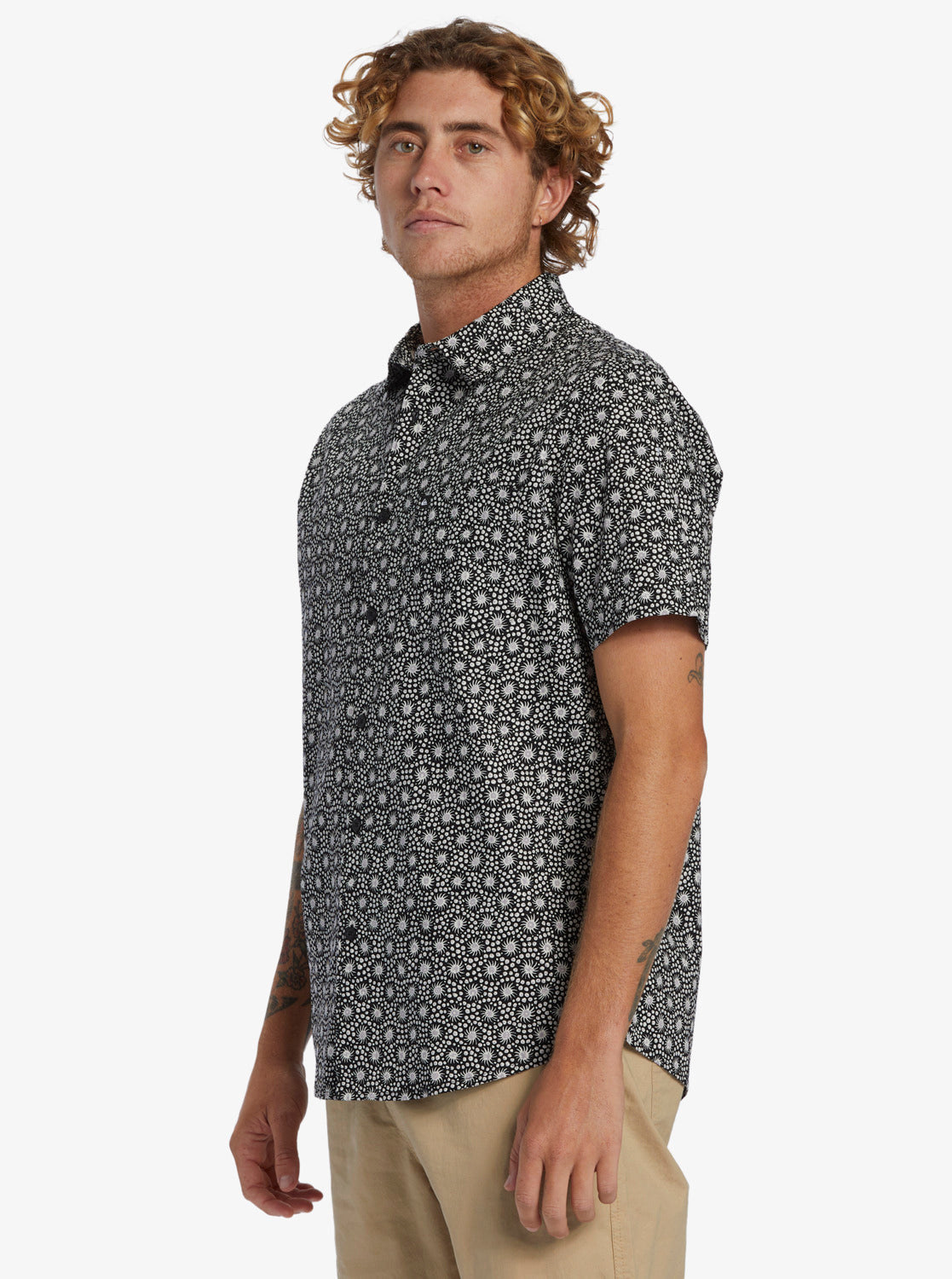 QUIKSILVER APERO ORGANIC CLASSIC SS  AQYWT03314-KVJ7 SHIRT SHORT SLEEVE (M)