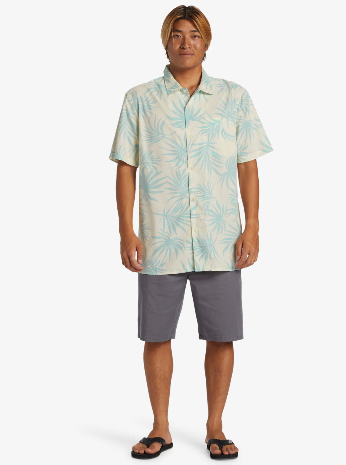 QUIKSILVER BCHCLUB CASU SS AQYWT03324-BDG6 SHIRT SHORT SLEEVE (M)