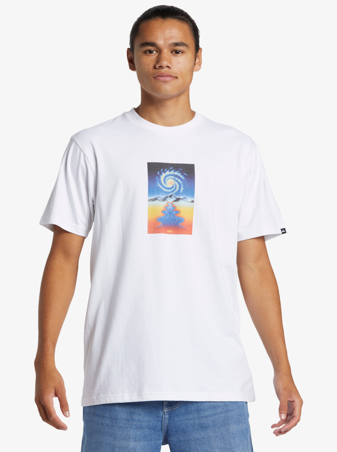 QUIKSILVER COSMICVIBRATION UQYZT05416-WBB0 T-SHIRT SHORT SLEEVE (M)