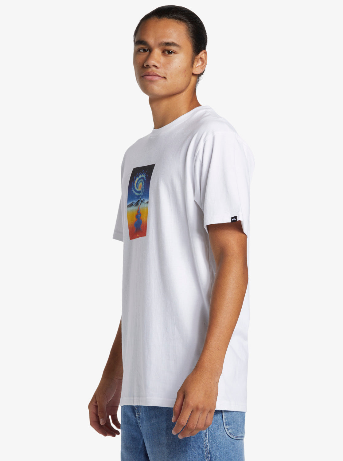 QUIKSILVER COSMICVIBRATION UQYZT05416-WBB0 T-SHIRT SHORT SLEEVE (M)
