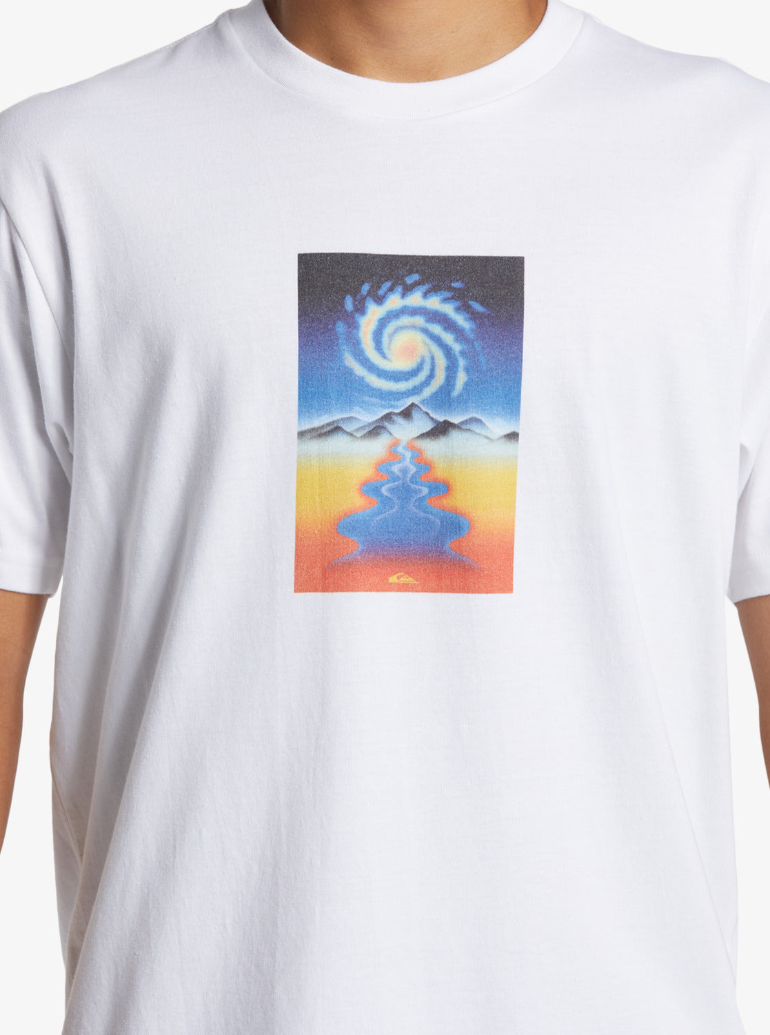 QUIKSILVER COSMICVIBRATION UQYZT05416-WBB0 T-SHIRT SHORT SLEEVE (M)