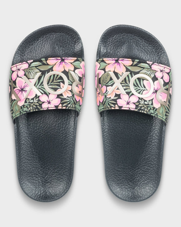 ROXY RG VIVA STMP II ARGL100283-BK6 FLIP FLOP (W)