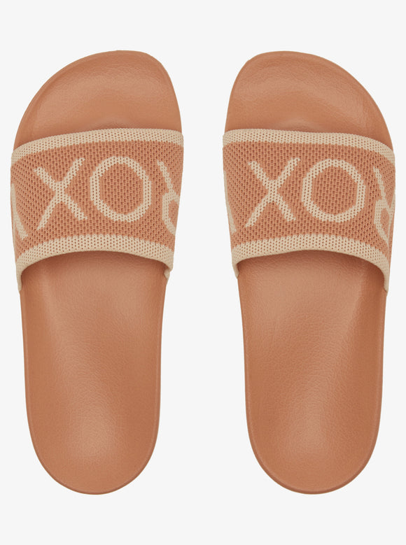 ROXY SLIPPY KNIT SLIDE ARJL101127-TTC SANDAL (W)