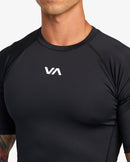 RVCA COMPRESSIONSS  KTTP BLK AVYKT00265-BLK COMPRESSION TOP SHORT SLEEVE (M)-8