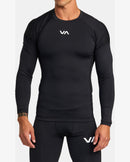 RVCA COMPRESSIONLS  KTTP BLK AVYKT00266-BLK COMPRESSION TOP LONG SLEEVE (M)-2