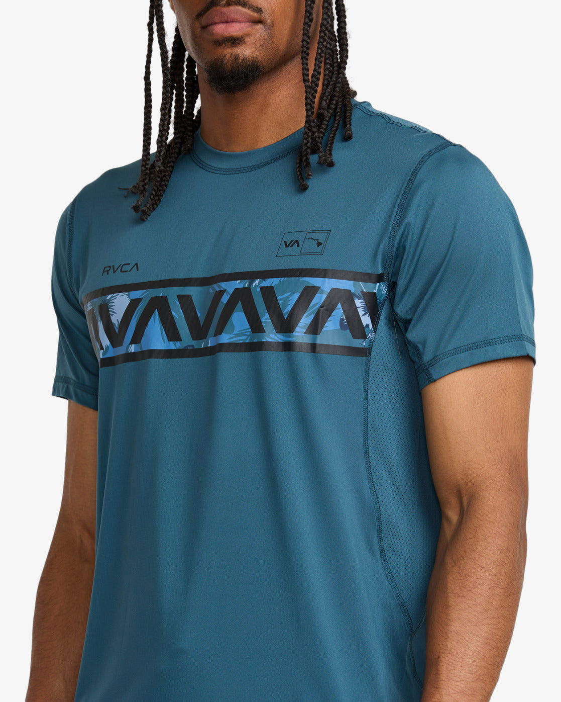 RVCA HAWAII VENT AVYKT00371-BRK0 T-SHIRT SHORT SLEEVE (M)