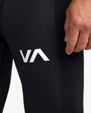RVCA COMPRESSPANT  NDPT BLK AVYNP00191-BLK TIGHT FULL LENGTH TRAINING (M)-6