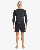 RVCA SPORT RASHGUARD  SFSH BLK AVYWR00135-BLK RASH GUARD LONG SLEEVE (M)-4
