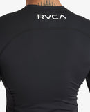 RVCA SPORT RASHGUARD AVYWR00136-BLK RASH GUARD SHORT SLEEVE (M)-10