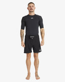 RVCA SPORT RASHGUARD AVYWR00136-BLK RASH GUARD SHORT SLEEVE (M)-4
