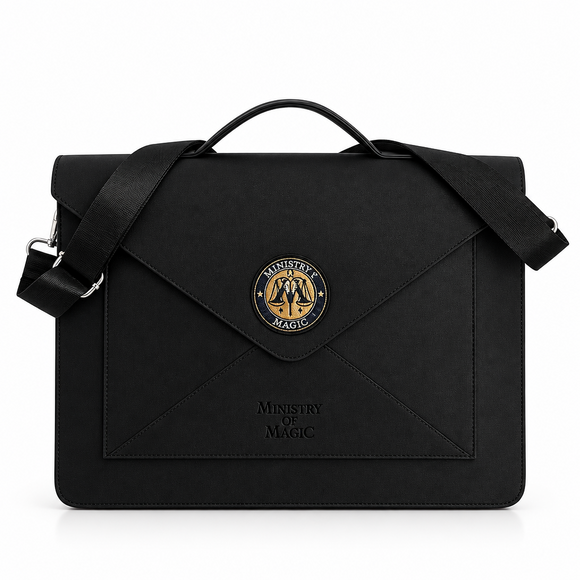MINISO HARRY POTTER MINISTRY OF MAGIC EMBROIDERED LAPTOP CROSSBODY BAG 2032006610103 CROSSBODY BAG