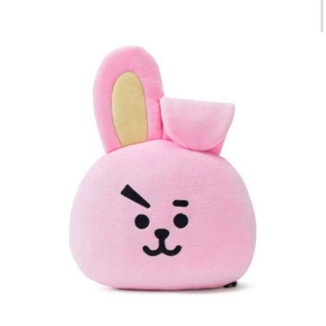 MINISO BT21 COLLECTION 16IN. HEAD-SHAPE PILLOW ( COOKY ) 2016276014106 BACK CUSHION