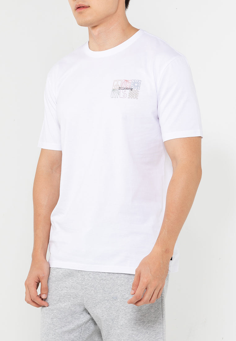 BILLABONG REFLECTION SS WW ID BBLOCM133-WHT T-SHIRT SHORT SLEEVE (M)