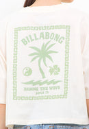 BILLABONG RIDING THE WAVE CROP TEE BBLOCW078-SCS T-SHIRT SHORT SLEEVE (W)-3