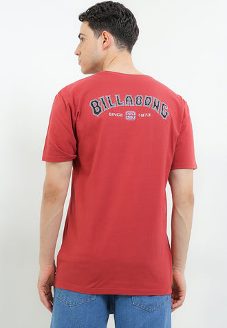 BILLABONG BRACKET ARCH SS TEE BBLOCM260-BTR T-SHIRT SHORT SLEEVE (M)