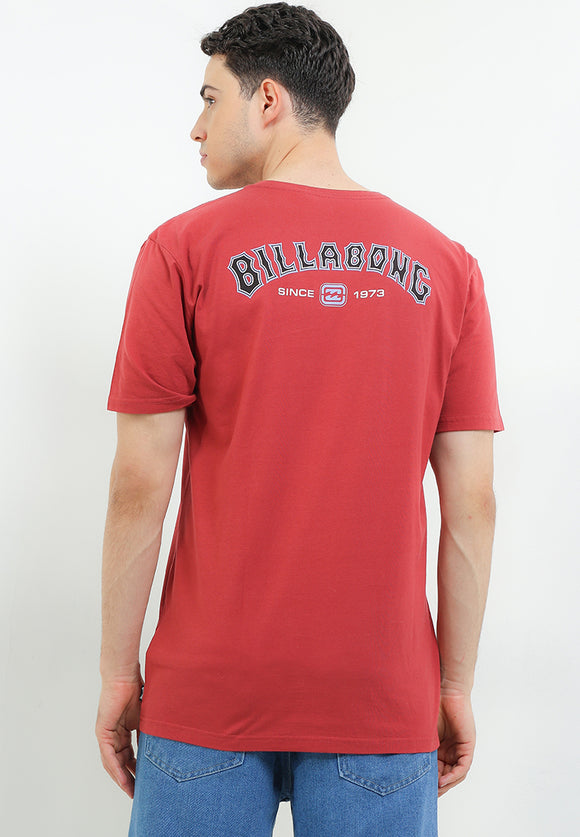 BILLABONG BRACKET ARCH SS TEE BBLOCM260-BTR T-SHIRT SHORT SLEEVE (M)