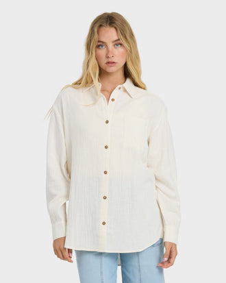 BILLABONG WANDERER LS WVN BL000153-SCS1 SHIRT LONG SLEEVE (W)