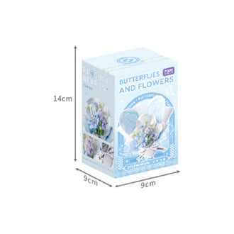 MINISO BUTTERFLIES & FLOWERS BUILDING BLOCKS(DELPHINIUM) 2025371615101 REGULAR BUILDING BLOCKS