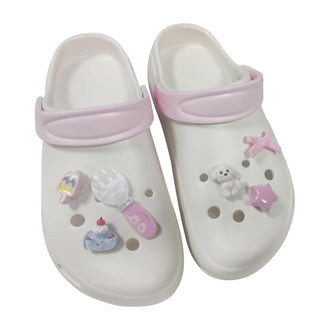 MINISO LOVELY CLOGS(WHITE,37-38) 2020750010102 FASHIONABLE SLIPPERS