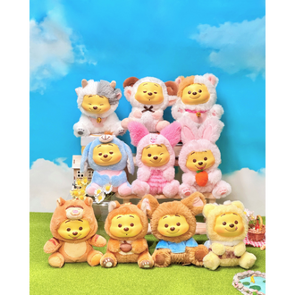 MINISO DISNEY WINNIE-THE-POOH COLLECTION NAUGHTY TEAM VINYL PLUSH PENDANT SURPRISE BOX 2020981610102 IP PLUSH