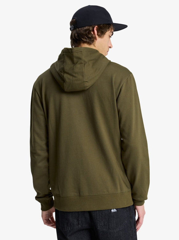 QUIKSILVER BASICHOODZIPYGM EQYFT04952-CRE0 T-SHIRT HOODED (M)