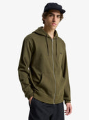 QUIKSILVER BASICHOODZIPYGM EQYFT04952-CRE0 T-SHIRT HOODED (M)-2