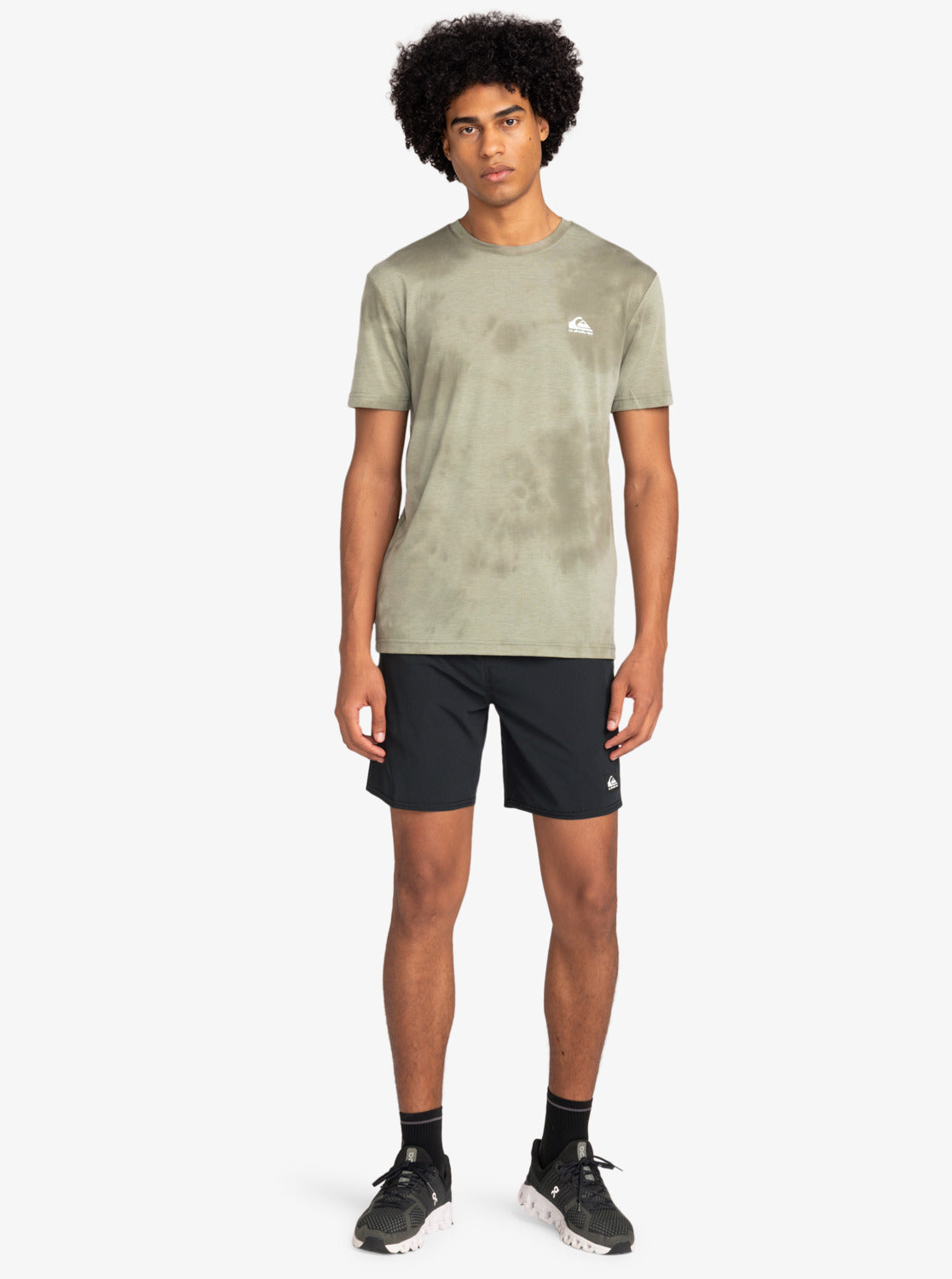 QUIKSILVER COASTAL RUN ACTIVE EQYKT04311-GLW6 T-SHIRT SHORT SLEEVE (M)