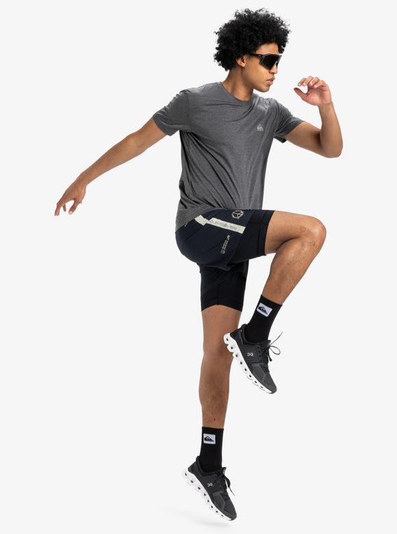 QUIKSILVER COASTAL RUN ACTIVE EQYKT04372-KRPH T-SHIRT SHORT SLEEVE (M)