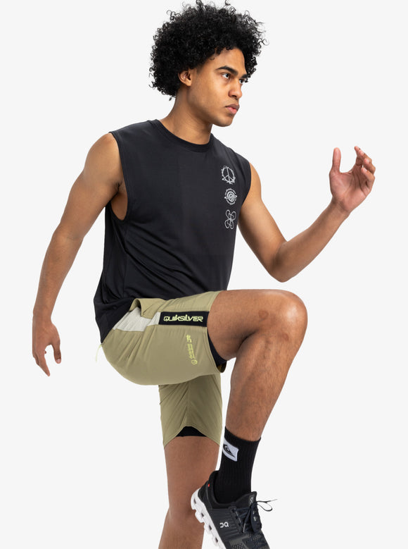 QUIKSILVER LAP TIME MUSCLE ACTIVE EQYKT04376-KVJ0 TANK TOP (SINGLET) (M)