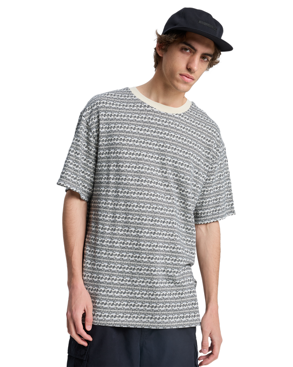 QUIKSILVER OKANO JACQUARD EQYKT04412-WEG2 T-SHIRT SHORT SLEEVE (M)