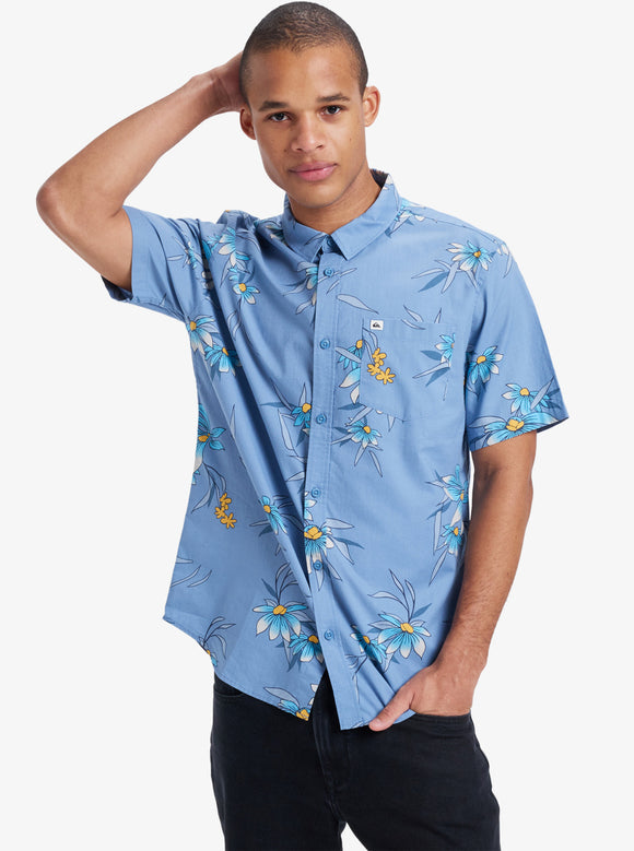 QUIKSILVER APERO CLASSIC EQYWT04605-BLQ7 SHIRT SHORT SLEEVE (M)