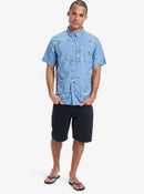 QUIKSILVER APERO CLASSIC EQYWT04605-BLQ7 SHIRT SHORT SLEEVE (M)-5