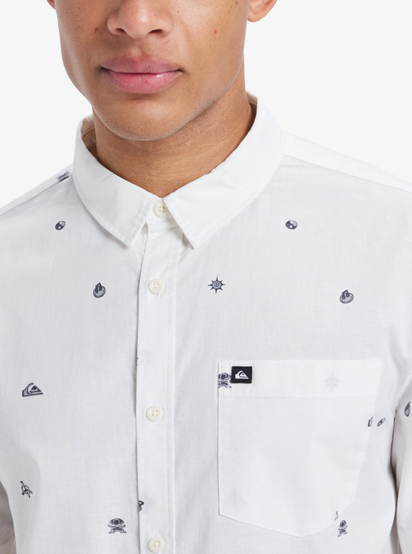 QUIKSILVER APERO CLASSIC EQYWT04605-WBK6 SHIRT SHORT SLEEVE (M)
