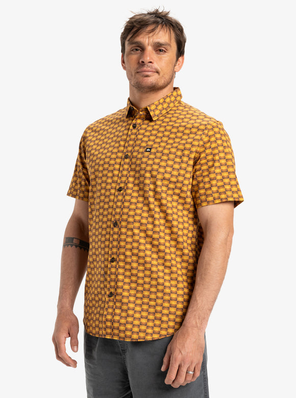 QUIKSILVER APERO ORGANIC EQYWT04606-CMN6 SHIRT SHORT SLEEVE (M)