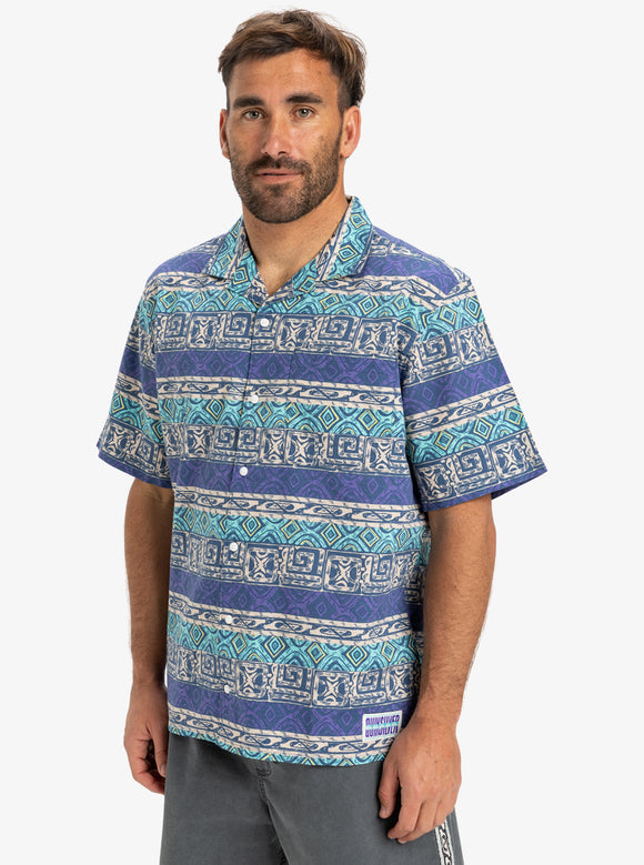 QUIKSILVER GLOBAL HEAT SS EQYWT04611-BGH6 SHIRT SHORT SLEEVE (M)