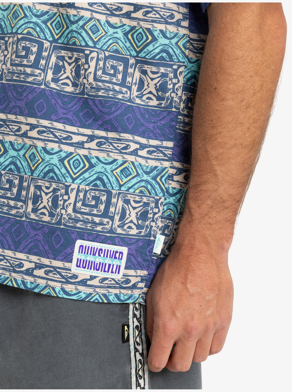 QUIKSILVER GLOBAL HEAT SS EQYWT04611-BGH6 SHIRT SHORT SLEEVE (M)