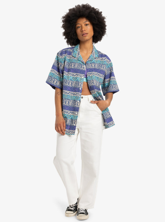 QUIKSILVER GLOBAL HEAT SS EQYWT04611-BGH6 SHIRT SHORT SLEEVE (M)