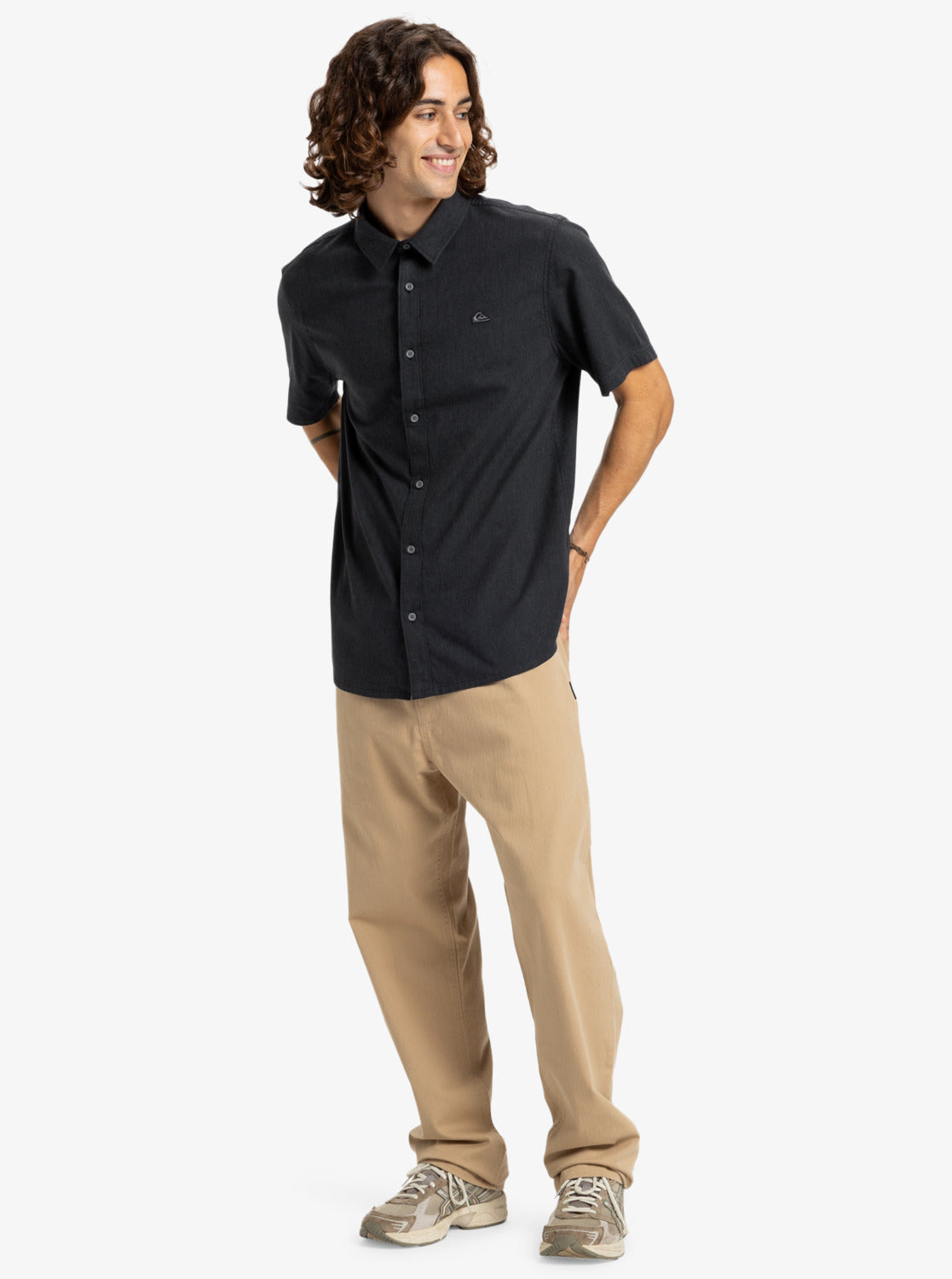 QUIKSILVER PREMIUM STRETCH EQYWT04623-KVJ0 SHIRT SHORT SLEEVE (M)